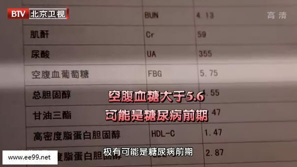 空腹血糖高于5.6不要大意,可能是糖尿病前期